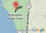 Google map thumbnail showing Kiptopeke State Park's location